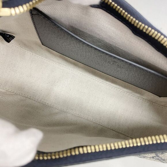 Gucci Handbag Ggmarmont GG Supreme 735132 PVC Navy Gold Hardware 2way Bag Ladies - Picture 4 of 7